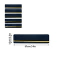 thumbnail image 3 of Yeciiwht 5pc Stair Treads PVC Frosted Waterproof Stair Treads Non-Slip Wear Counteractive Step Floor Stair Runner Stair Treads for Wooden Steps 24x4 Inches, 3 of 7