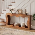 thumbnail image 1 of 63" Console Table with Storage, Narrow Sofa Table for Entryway or Hallway, Long Behind Couch Table, Accent Table for Living Room, Bedroom, 1 of 7