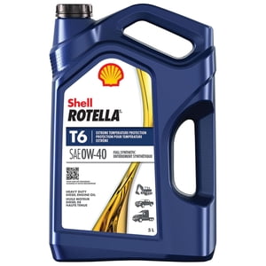 Shell Rotella T6 0W-40 Diesel Engine Oil, 5 Litre