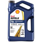 Shell Rotella T6 0W-40 Diesel Engine Oil, 5 Litre