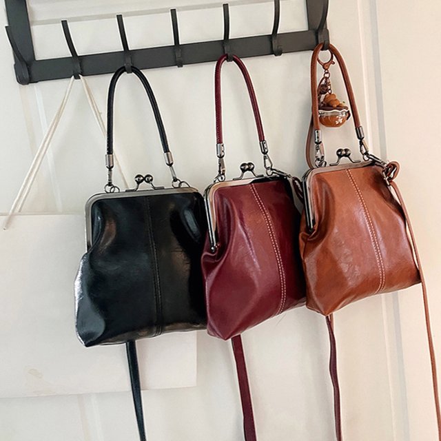 Sentmoon Shoulder Bags for Women Summer Crossbody Bags for Women Shoulder Crossbody Bag Spring Nostalgic Handbag Soft Leather Texture Women Bag Birthday Gifts for Girls