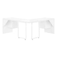 thumbnail image 2 of Monarch Specialties Computer Desk, Home Office, Corner, Left, Right Set-up, Storage Drawers, 72"l, L Shape, Work, Laptop, Laminate, Metal, Glossy White, Contemporary, Modern, 2 of 9