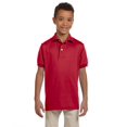 thumbnail image 1 of Jerzees Youth 5.6 oz. SpotShield Jersey Polo - 437Y, 1 of 1