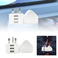thumbnail image 1 of 1A UK Standard USB Travel Charger Adapter With Three Ports For Mobile Phones, 1 of 5