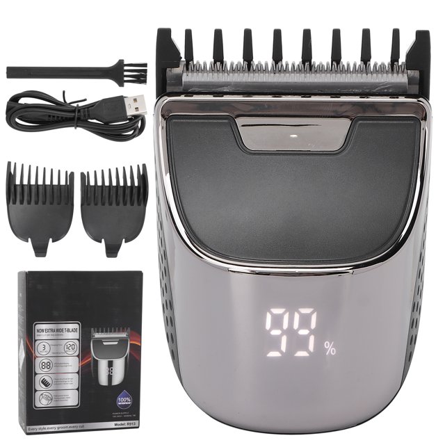Tondeuse à Cheveux Professionnelle Étanche, Tondeuse Haute Précision, Machine de Coupe de Cheveux Sans Fil