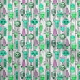thumbnail image 1 of oneOone Cotton Poplin Light Green Fabric African Craft Projects Decor Fabric Printed by The Yard 56 Inch Wide, 1 of 4
