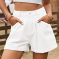 thumbnail image 4 of Womens Jeans Size 14 Spring and Summer New Womens Button Zipper Solid Fashion Casual Short Jeans Womens Jeans Size 12 Womens Jeans Size 16 Womens Jeans Size 10 Womens Jeans Size 8, 4 of 6