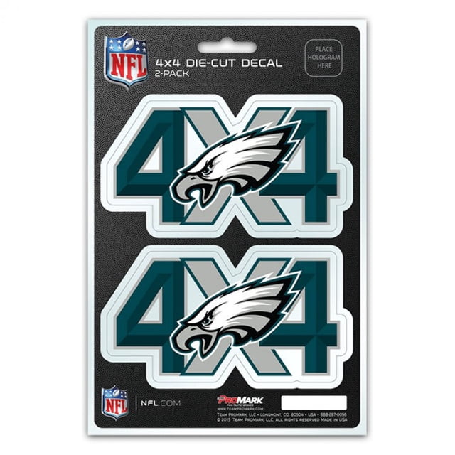 Philadelphia Eagles 4x4 Decal Pack