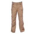 thumbnail image 4 of Penkiiy Pantalon de Randonnée Homme Liquidation Pantalon Homme Couleur Unie Multi-Poches Salopettes Lavées Pantalon Décontracté d'Extérieur Pantalon Brun, 4 of 7