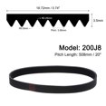 thumbnail image 2 of Unique Bargains 200J8 PJ V-Ribbed Belt, EPDM Industrial Transmission, 2 Packs, 2 of 5
