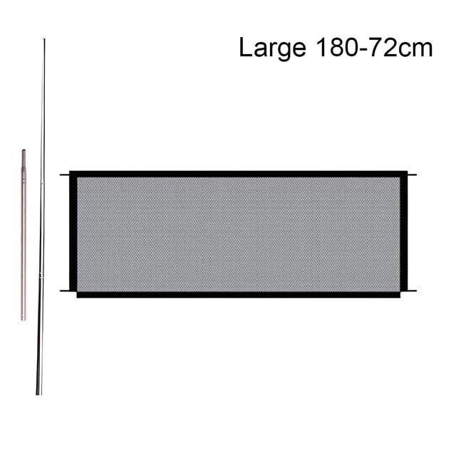 thinsony Clôture pour Chien Portail d'Isolation Intérieur Parc en Maille Respirante Pliable Obstacle Barrière Isolée Filet de Protection Extérieur 180-72 cm
