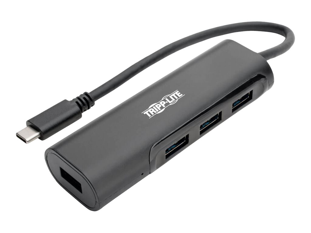 Tripp Lite 4-Port USB 3.1 Hub, 4x USB-A, Thunderbolt-Black