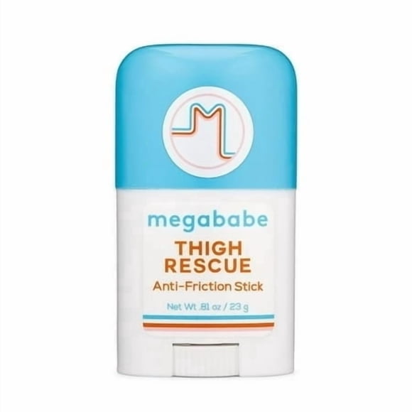 Megababe Thigh Rescue Anti-Chafe Stick | Prevents skin chafe & irritation | Thighs, arms, bra-lines & more | 0.81 oz (Pack of 1)
