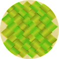thumbnail image 1 of Ahgly Company Machine Washable Indoor Round Transitional Pistachio Green Area Rugs, 7' Round, 1 of 7