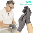 thumbnail image 1 of 1 Paire de Gants à Doigts Complets pour l'Arthrite Rhumatoïde et l'Arthrose Gants de Compression en Coton Confortables et Doux pour le Soulagement de la Douleur et le Soulagement de la Raideur Gris, 1 of 8