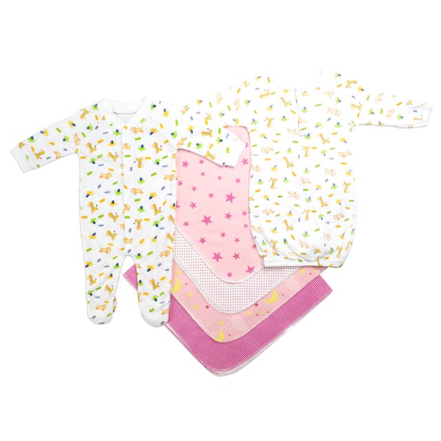 Bambini Ensemble Layette 6 Pcs pour Nouveau-Né Filles