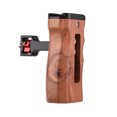 thumbnail image 4 of Riwcyla Adjustable Wooden Cage Handle LeftRight Side Hand Grip 14 Inch Screw ,Style Mount with Cold Shoe Mount Compatible with SmallRig Video Cage, 4 of 6