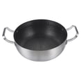 thumbnail image 2 of Casserole en Acier Inoxydable à Double Poignée, Casserole Antiadhésive pour Soupe, Poêle à Frire (22 cm), 2 of 8