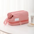 thumbnail image 5 of Makeup Bag with Compartments Travel Cosmetic Pouch,Portable Zip Makeup Toiletries Organizer, 5 of 5
