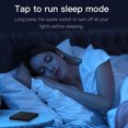 thumbnail image 4 of Wireless Scene Switch Push Button Smart Switch Wall Panel Battery Powered Tuya/ Smart Life APP Remote Control for Smart Home Devices(ZigBee Hub Required), Black 4 Gang, 4 of 8