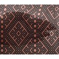 thumbnail image 4 of oneOone Viscose Chiffon Fabric Ethnic Geometric Flame Stitch Print Sewing Fabric BTY 42 Inch Wide, 4 of 4