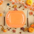 thumbnail image 1 of Pumpkin Dish Theme Party Decorations Disposable Paper Dinner Dish Pumpkin Decorations 9 Inches Paper Dinner Dish, 1 of 6