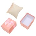 thumbnail image 2 of Watch Gift Box, Compact Watch Storage Case Luxury Watch Case Bowknot  For Travel Black,Orange,Pink, 2 of 8