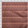 thumbnail image 3 of oneOone Viscose Chiffon Fabric Stripe|Leaves & Floral Block Printed Craft Fabric BTY 42 Inch Wide, 3 of 4
