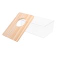 thumbnail image 4 of 1Pc Sand Bath Box Small Pets Shower Room Clear Hamster Toilet Sand Bath Room, 4 of 9