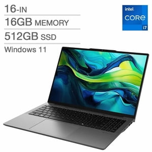 Acer Gateway portable - 16" WUXGA IPS Intel Core i7-1255U| 16GB DDR5| 512GB SSD| Micro SD Lecteur de cartes W11- Excellent Recertifié avec 1 Année Acer Garantie du fabricant