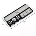 thumbnail image 3 of LJNYFDC Outil de Réparation de Queue en Alliage d'Aluminium Snooker Outil de Réparation de Queue de Piscine avec Design Professionnel en Alliage d'Aluminium pour Façonner le Griffage et le Brunissage, 3 of 5