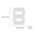 thumbnail image 1 of Birthday Number Silicone Cake Pizza Pan Baking Cake Bread Kitchen Diy Mould, 1 of 2