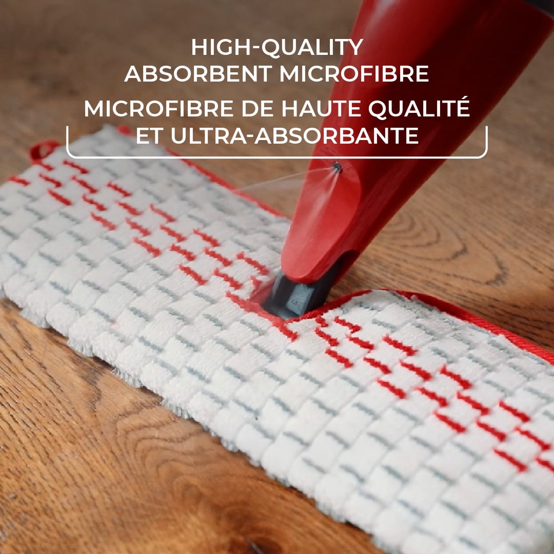 Vileda ProMist MAX Spray Mop – Microfibre Double-Sided Mop