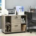 thumbnail image 2 of Vinsetto Mobile File Cabinet with Top Lockable Drawer for Home Office, 2 of 10