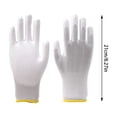 thumbnail image 2 of White PU Coated Static Gloves Ideal For Cleanroom Work Hand Comfortable And Durable For Precision Tasks Medium Gloves Rubber Gloves for Cleaning Extra Large Kitchen Rubber Gloves Thick Kitchen Gloves, 2 of 2