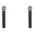 thumbnail image 2 of QualitChoice Microphone Artificiel Portatif à Main pour Enfants, Diffusion en Direct, Scène, Performance, Simulation Portable, Faux Micro, Accessoires, Jouet, Festival, 48 Tubes, Ensemble de 2, 2 of 6