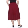 thumbnail image 3 of White Mark Jupe Midi Évasée Tasmin pour Femmes, 3 of 4