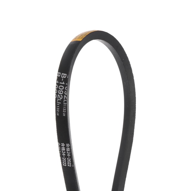 Unique Bargains B-1092 V-Belts Drive Belt with 1092mm inner girth, made of neoprene rubber for power transmission. Designed for high-temperature resistance, wear resistance, and corrosion resistance. Ideal for lawn mower drive systems, agricultural machinery, and other industrial applications.