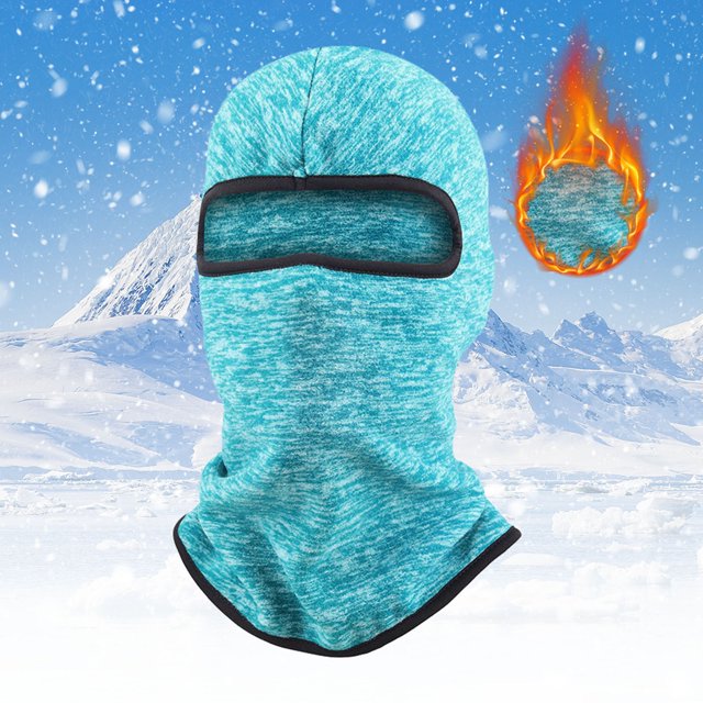 Winter Fleece Balaclava Face Mask, Thickened Warm Windproof Ski Mask for Cold Weather, Breathable Motorcycle Riding Cover for Snowboarding, Cycling and Outdoor Winter Sports