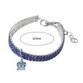thumbnail image 4 of CBFFDC Wedding Gift For Pets Pet Collar Fine Workmanship Sparkling 3 Layer Necklace for Parties And Special Occasions, 4 of 7