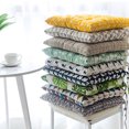 thumbnail image 3 of Wweixi Cushion Pad For Square Chair - Soft And Comfortable Wide Range Of Uses Square Chair Cushion Colorful Triangles 1Set, 3 of 6
