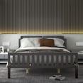 thumbnail image 4 of Costway Lit Plateforme Grand en Bois avec Tête de Lit et Pied de Lit Base de Matelas, 4 of 10