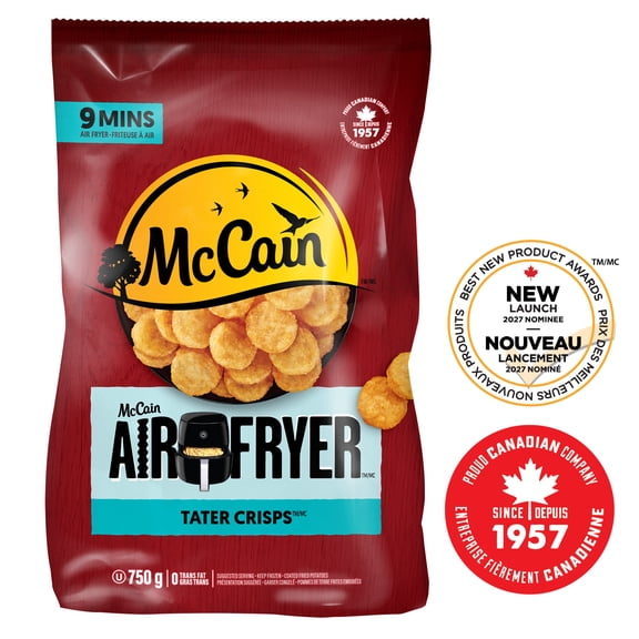 Bouchées de pommes de terre Tater CrispsMC McCainMD Air Fryer 750g