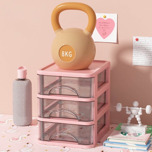 Boîte de Rangement de Bureau avec Petits Tiroirs, Organisateur de Bureau en Plastique Transparent, Mini Boîte de Rangement à Plusieurs Niveaux pour Papeterie, Cosmétiques et Fournitures de Bureau Options de 2 à 5 Tiroirs pour la Maison, le Bureau à Domicile Ou la Chambre