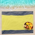 thumbnail image 4 of SLYNSHome Clearance Beach Blanket Sandproof Waterproof Extra Large Beach Mat Oversized Quick Drying Picnic Blanket - Yellow, 4 of 7