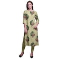 thumbnail image 1 of Bimba Kurti Imprimée à Manches 3/4 Tenue d'Été Kurta Tunique Droite pour Femmes, 1 of 6