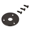 thumbnail image 1 of Guitar Jack Socket Plate, Guitar Round Metal Jack Plate Cover Guitar Jack Socket Plate For Bass With Mounting Screws, 1 of 8
