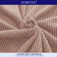 thumbnail image 4 of Housse de Causeuse en Polyester à Imprimé Uni 2024 Chocolat, 4 of 6