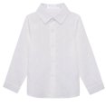 thumbnail image 1 of EGNMCR Blouse pour Enfants, Blouse & Chemise à Manches Longues Col Rabattu Mode Décontractée pour Bébés Garçons, 1 of 5