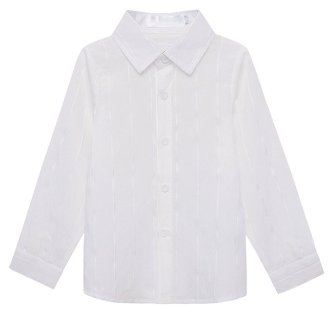 EGNMCR Blouse pour Enfants, Blouse & Chemise à Manches Longues Col Rabattu Mode Décontractée pour Bébés Garçons